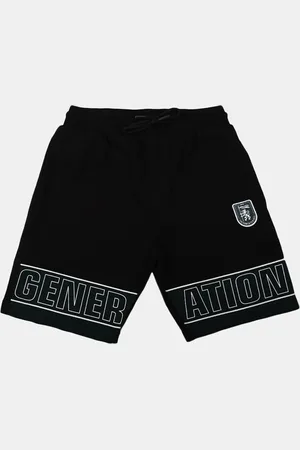 V-Mart Boys Typography Printed Cotton Regular Shorts