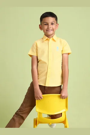 Ralph Lauren Boys Spread Collar Pure Cotton Casual Shirt