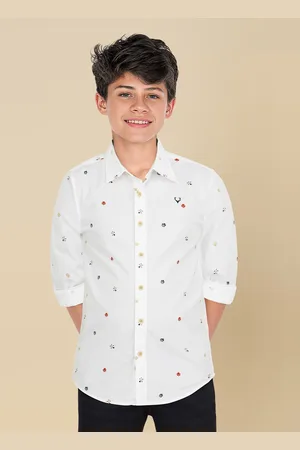 Allen Solly Pure Cotton Sport Fit Opaque Printed Casual Shirt