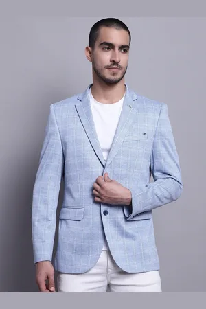 CANTABIL Checked Single Breasted Blazer