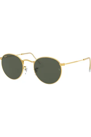 Ray-Ban Men UV Protected Green Lens Round Sunglasses - 0RB344791963147