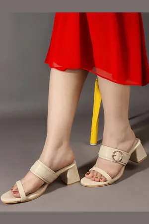 LAVIE Colourblocked PU Platform Sandals