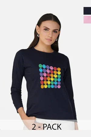 Metronaut Women 2 Printed Bio Finish Applique T-shirt
