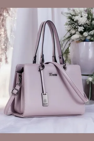 EXOTIC Structured Handheld Bag with Tasselled