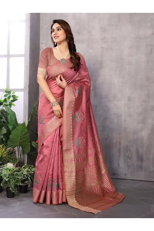 Moda Rapido Floral Embroidered Kanjeevaram Saree
