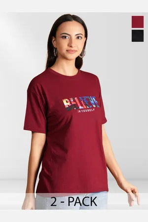 Metronaut Women Typography 2 Printed T-shirt