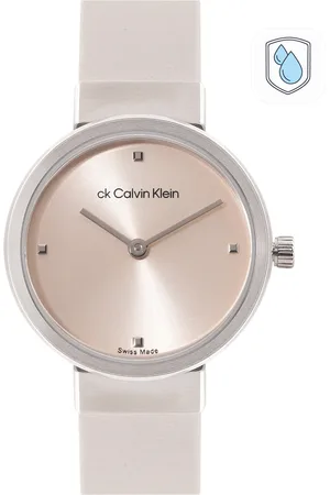 Calvin Klein Women Leather Strap Analogue Watch 25000044