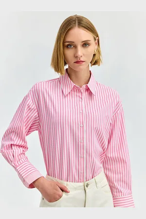 COVER STORY Women Opaque Striped Casual Shirt
