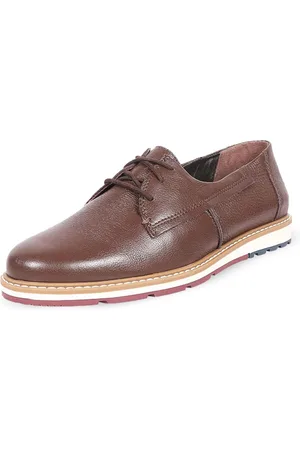 Hidesign Men Brown Leather Brogues