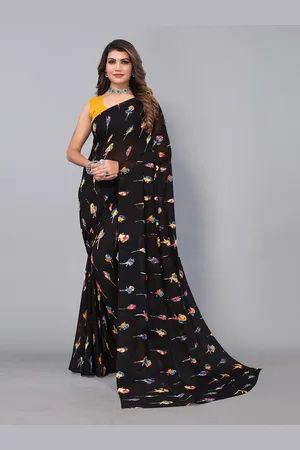 HRITIKA Floral Printed Saree