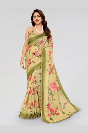 Moda Rapido Floral Zari Saree