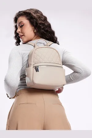 Mast & Harbour Women Textured Quilted Backpack