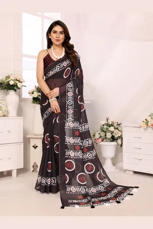 Moda Rapido Linen Blend Saree