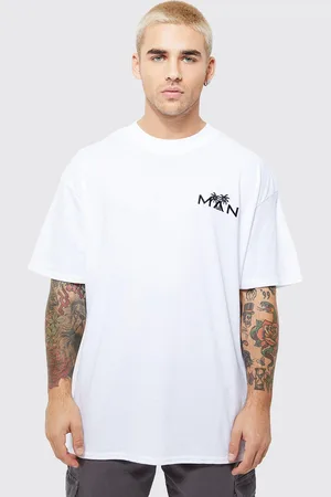 Boohoo Drop-Shoulder Sleeves Pure Cotton Oversized T-shirt