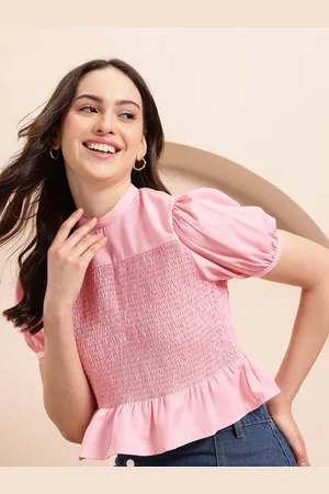Mast & Harbour Smocked Top