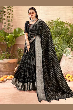 DIVASTRI Woven Design Zari Saree