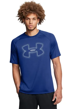 Under Armour Brand Logo Print Raglan Sleeves Loose Fit Tech Training T-shirt
