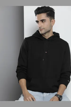 Tommy Hilfiger Brand Logo Printed Casual Hooded Sweatshirt