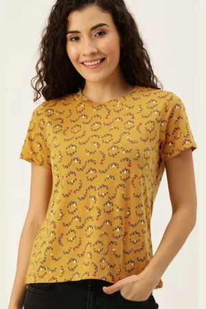 DressBerry Women Floral Printed T-shirt