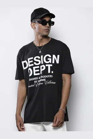 Boohoo Printed Pure Cotton Oversized T-shirt