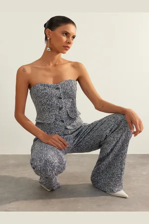 Trendyol Floral Print Tube Top