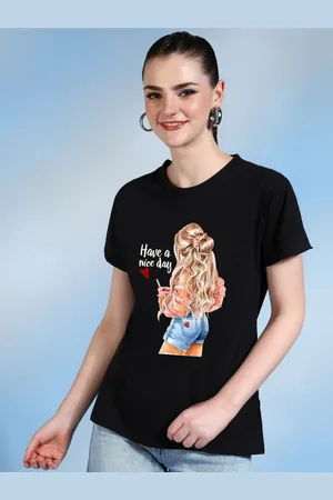 Moda Rapido Women Printed Bio Finish T-shirt