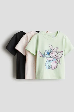 H&M 3-Pack Printed Jersey Tops
