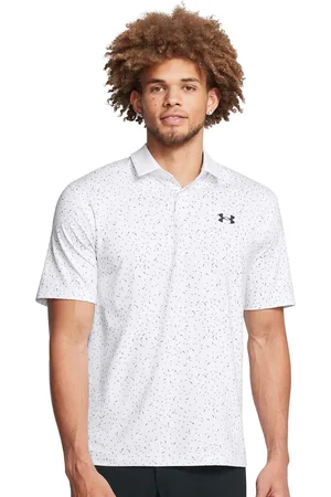 Under Armour Men Abstract Printed Polo Collar T-shirt