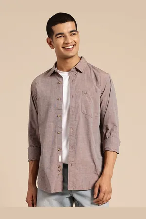 Benetton Solid Pure Cotton Casual Shirt