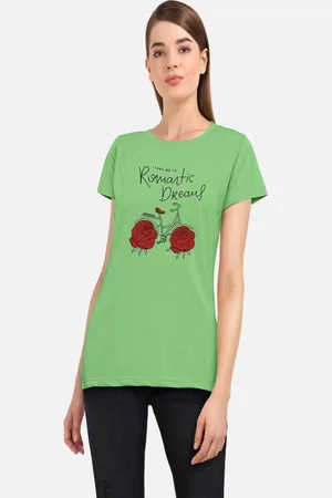 Moda Rapido Women Printed Bio Finish Pockets T-shirt