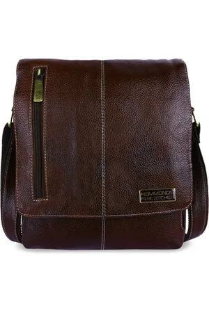HAMMONDS FLYCATCHER Textured Leather Structured Shoulder Bag