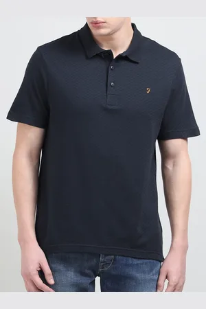 Farah Men Polo Collar Pockets T-shirt