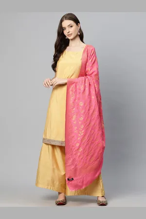 SWI Women Floral Woven Design Zari Kani Jamawar Shawl