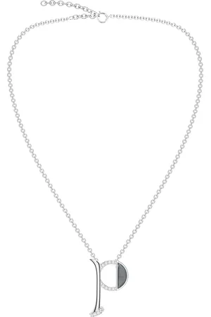 Kicky And Perky Rhodium-Plated Contemporary Pendants with Chains