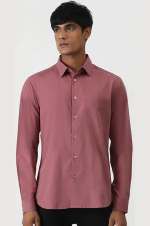 Greenfibre Men Slim Fit Opaque Casual Shirt