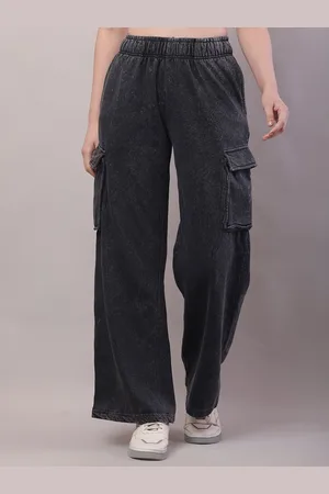 NoBarr Women Cotton Regular Fit Cargos Trousers