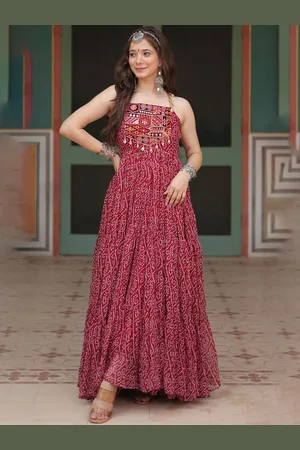 Ethnic Yard Women Printed Georgette Kurta