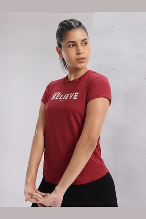 HRX Twin Collection Typography Printed Rapid-Dry Training T-shirt