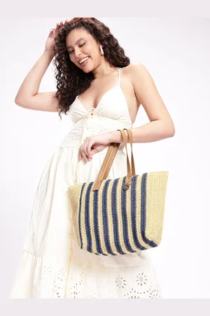 Mast & Harbour Striped Shoulder Bag