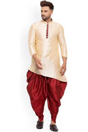 Sydney Heights Mandarin Collar Regular Kurta with Dhoti Pants