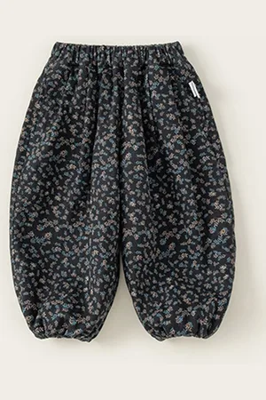 LULU & SKY Girls Cotton High-Rise Joggers Trousers