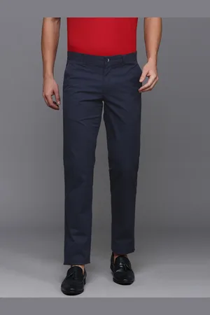 Louis Philippe Men Comfort Slim Fit Semiformal Chinos Trousers