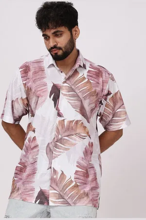 Brown brothers Unisex Relaxed Opaque Printed Casual Shirt