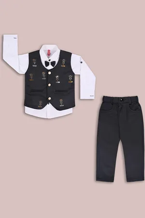 Wish Karo Boys Shirt With Trousers & Waistcoat
