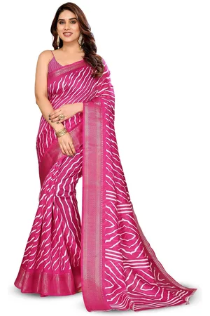 Moda Rapido Leheriya Zari Saree
