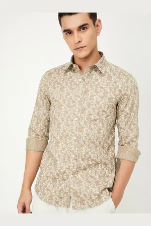Max Collection Men Floral Opaque Printed Casual Shirt
