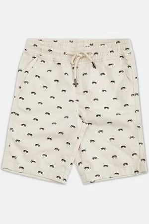 Pantaloons Boys Beige Conversational Printed Shorts