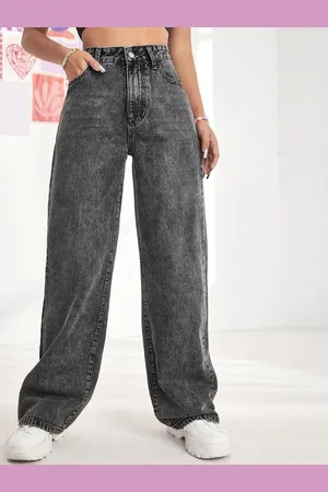 BAESD Women Comfort Wide Leg Light Fade Stretchable Jeans