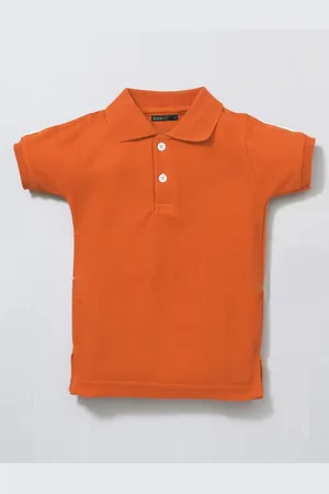 BAESD Boys Solid Polo Collar T-shirt