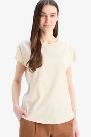 DeFacto Women Extended Sleeves Pockets T-shirt